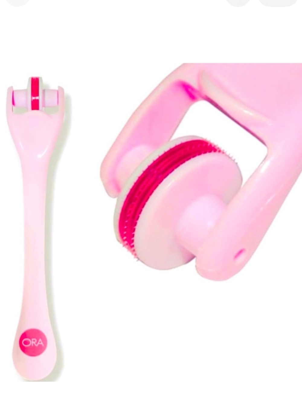 ORA Lip Plumping Microneedle Roller System w Acrylic Travel Case 0.25 mm Needle